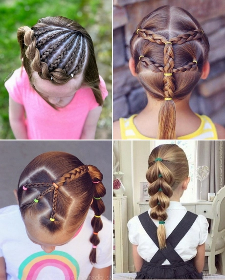 Egyszerű frizurák kislányoknak