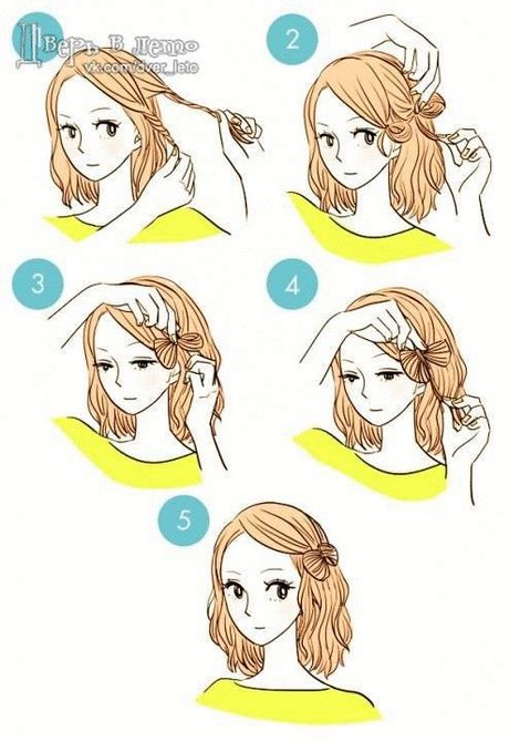 Aranyos egyszerű egyszerű frizurák
