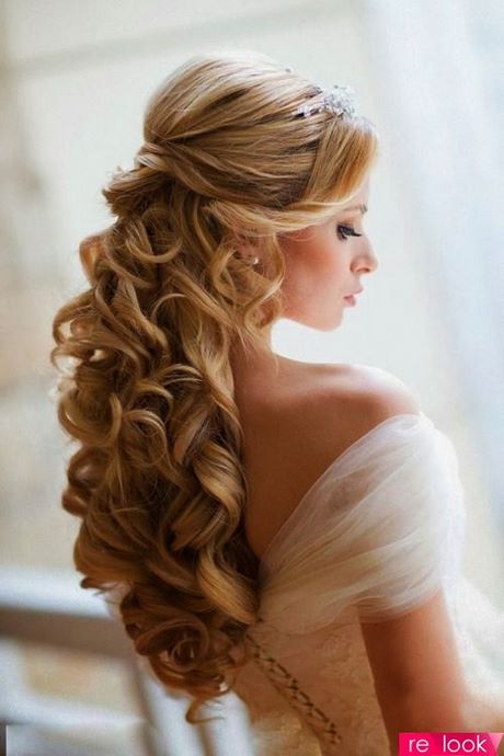 Frizurák hosszú haj menyasszony