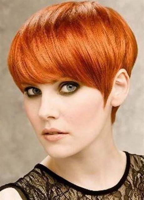 Vörös pixie haj
