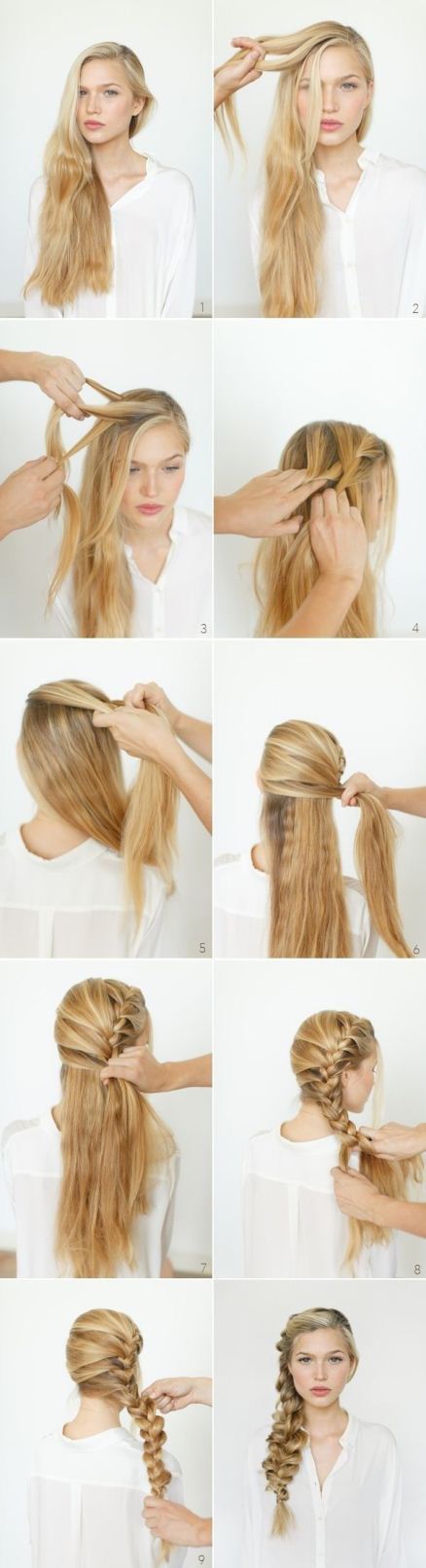 A hosszú haj fonásának módjai