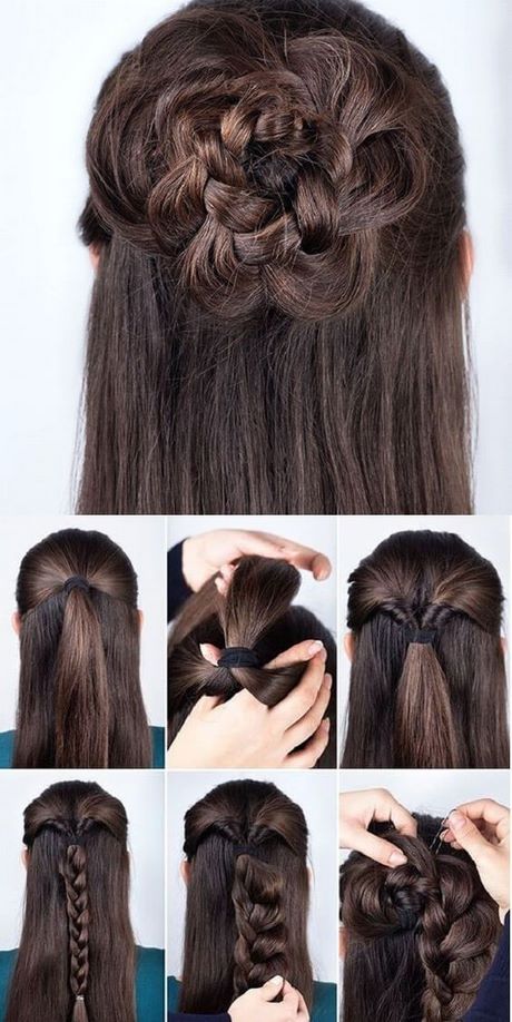 Könnyű és szép frizurák hosszú hajra