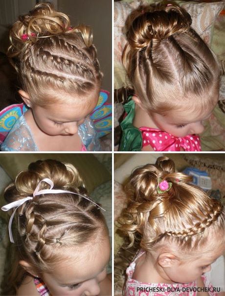 Egyszerű frizurák rövid hajra gyerekeknek