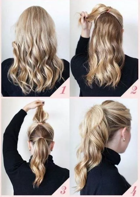 Egyszerű frizurák hosszú hajra