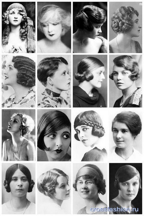 1920-as években frizurák hosszú haj