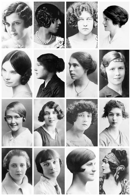 1930-as években frizurák hosszú haj