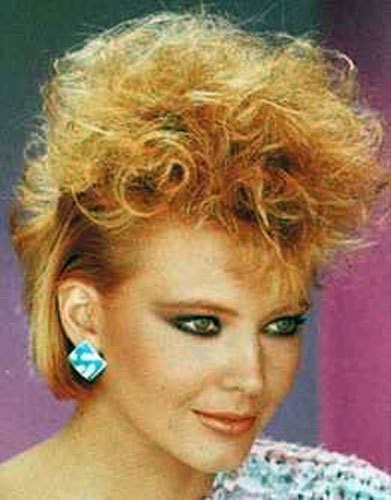 80-as évek frizura, smink