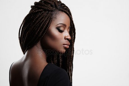 Fekete lány fonott frizurák