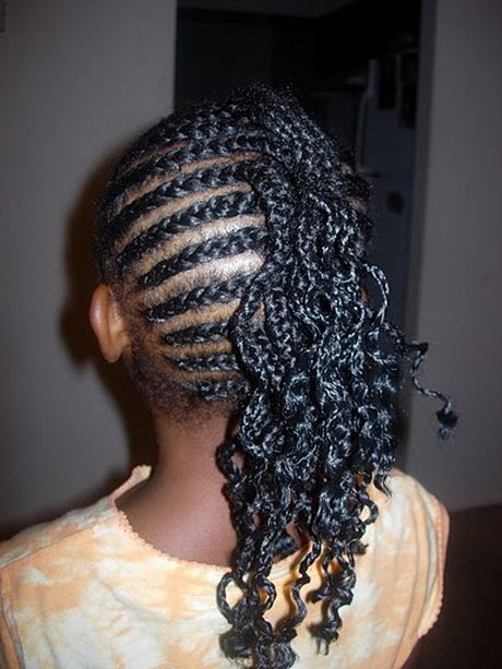 Fekete lány frizurák gyerekeknek