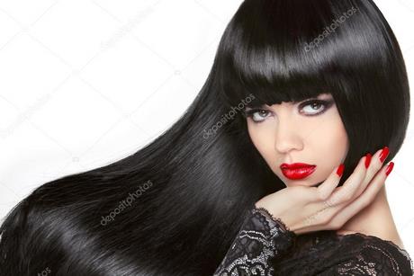 Fekete haj stílusok képek