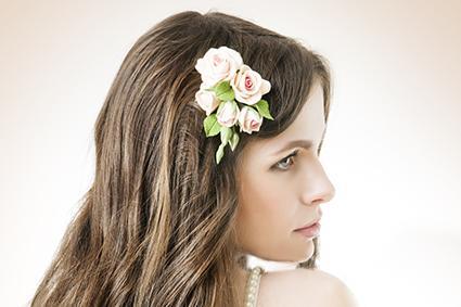 Menyasszonyi haj virágok