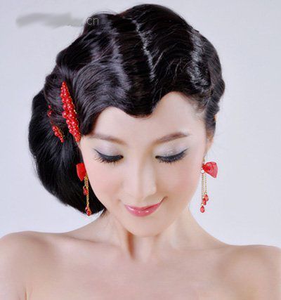 Menyasszonyi frizurák ázsiai