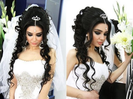 Menyasszonyi frizurák a fekete menyasszony