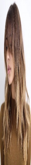 Aranyos frizurák hosszú haj a oldal frufrum