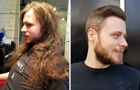 Haircut srácok a hosszú haj