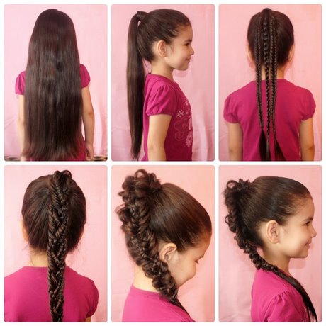 Frizurák iskola hosszú haj