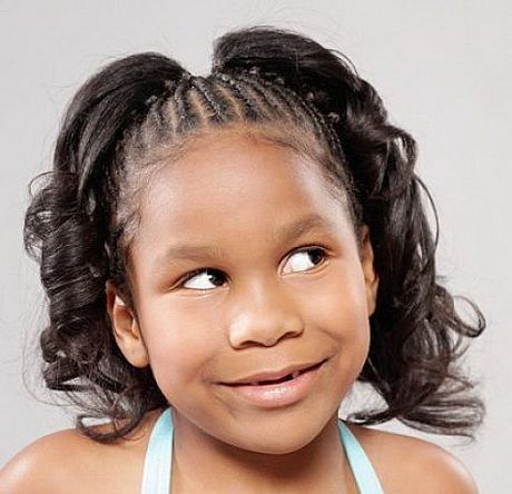 Frizurák fiatal fekete lány