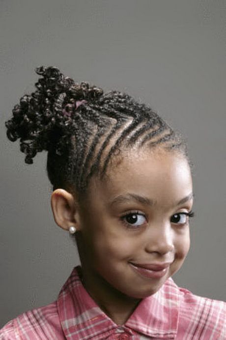 Frizurák fiatal fekete lány