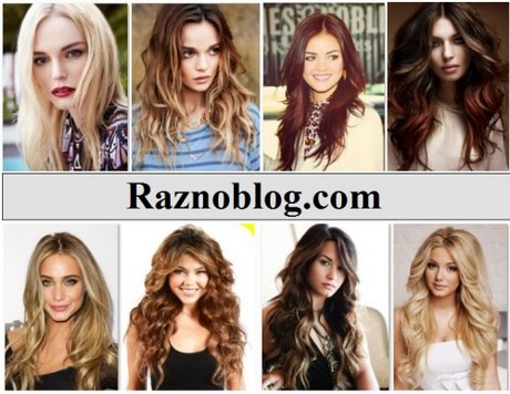 Frizurák, női hosszú haj