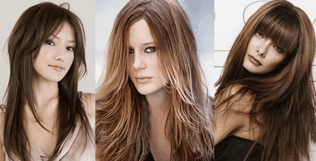 Hosszú réteges hajvágás nők