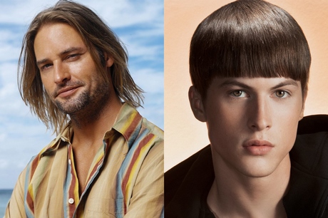 Közepes hosszúságú hajvágás férfiaknak