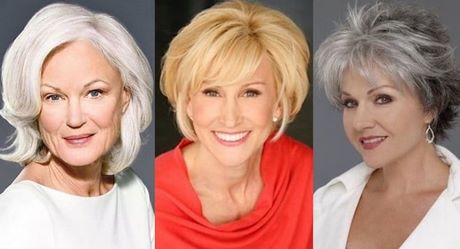 Középhosszú frizura 50 év feletti nők
