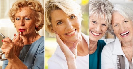 Modern frizurák idősebb nők