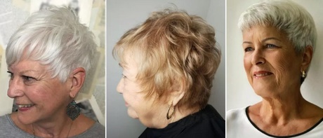 Az idősebb nők frizurák