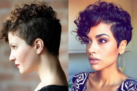 Pixie haircut hullámos haj