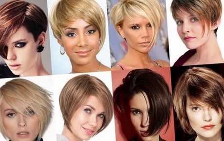 Rövid frizurák a fiatal nők