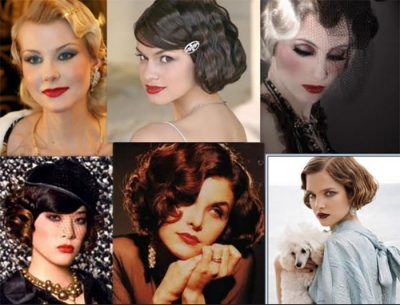Rövid hajú nők a 20-as években