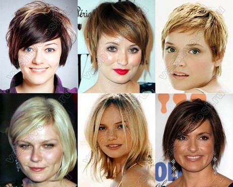 Rövid frizurák hosszú arcok nők