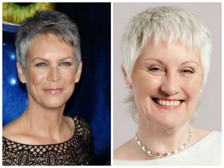 Rövid frizurák 50 év feletti nők, képek