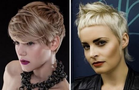 Rövid frizurák a fiatal nők