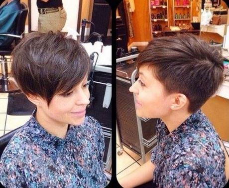 Rövid pixie haircut jól haj