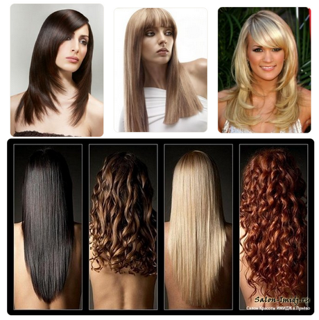 A nők frizurák hosszú haj