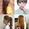 A frizura egy kislány