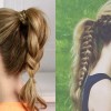 Könnyű frizurák hosszú haját iskola