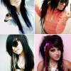 Frizurák Emo lányok hosszú haj