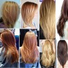 Hivatalos frizurák hosszú, egyenes haj