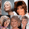 Frizurák színű, 50 év feletti nők