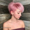 Rózsaszín hajvágás